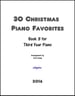30 Christmas Piano Favorites for Third Year Piano